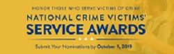 Image promoting the 2020 National Crime Victims' Service Awards nomination period