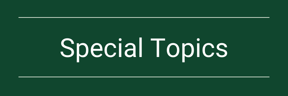 Special Topics