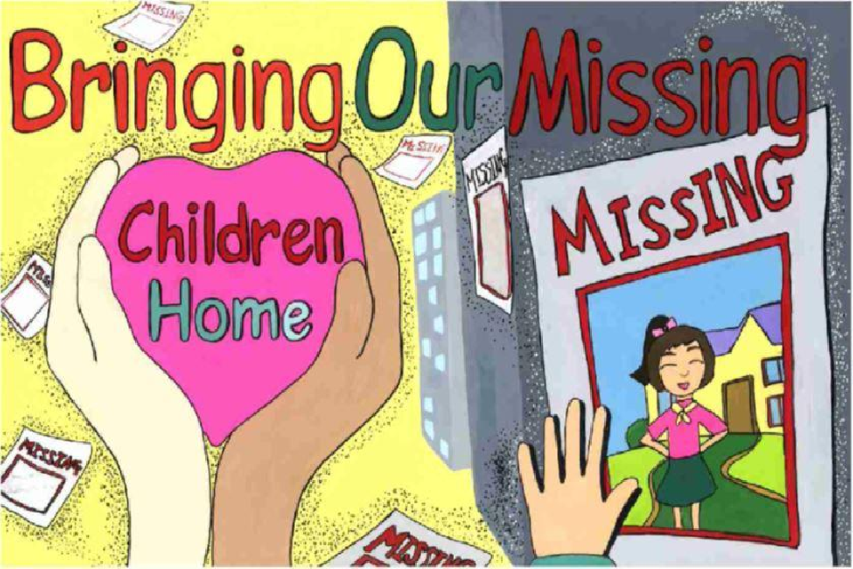 Winning entry in the 2022 National Missing Children's Day Poster Contest 
