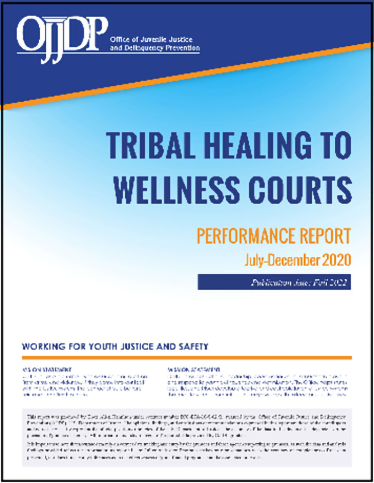 Thumbnail of Tribal Healing to Wellness Courts performance report 