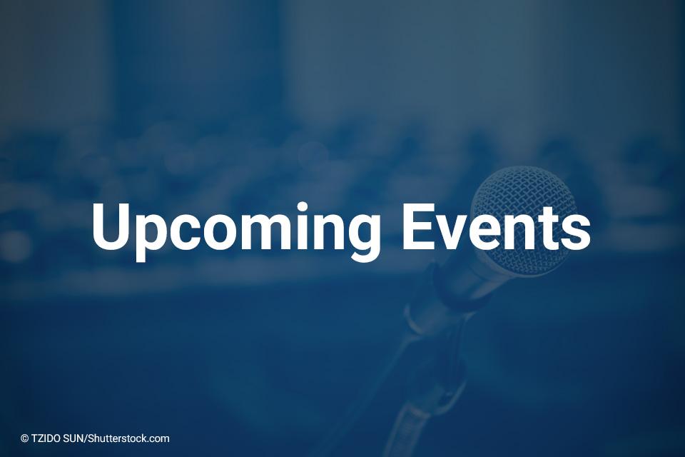 Upcoming Events © TZIDO SUN/Shutterstock.com