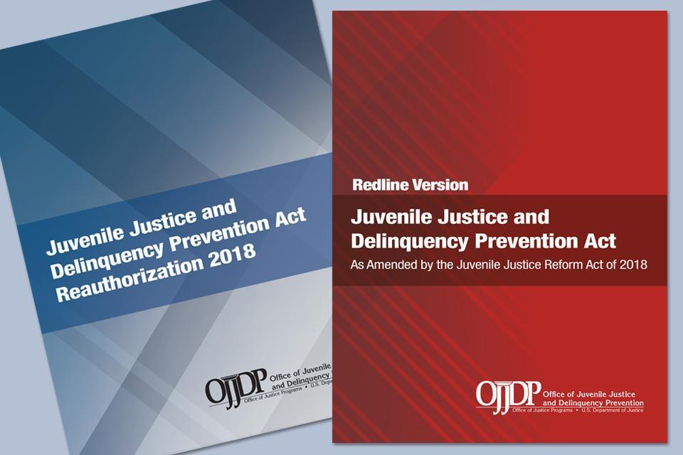 Juvenile Justice and Delinquency Prevention Act Reauthorization 2018 card, 960x640