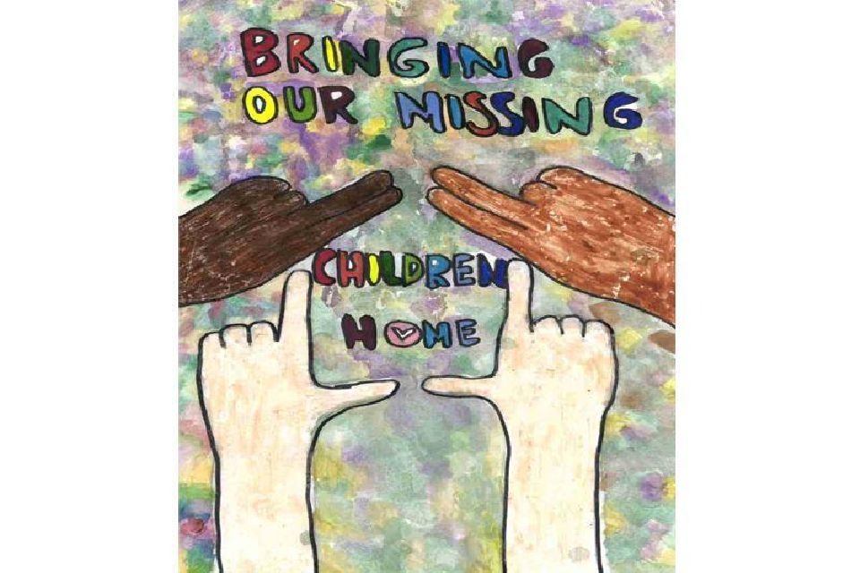 Winning poster for North Carolina - 2022 National Missing Children's Day Poster Contest