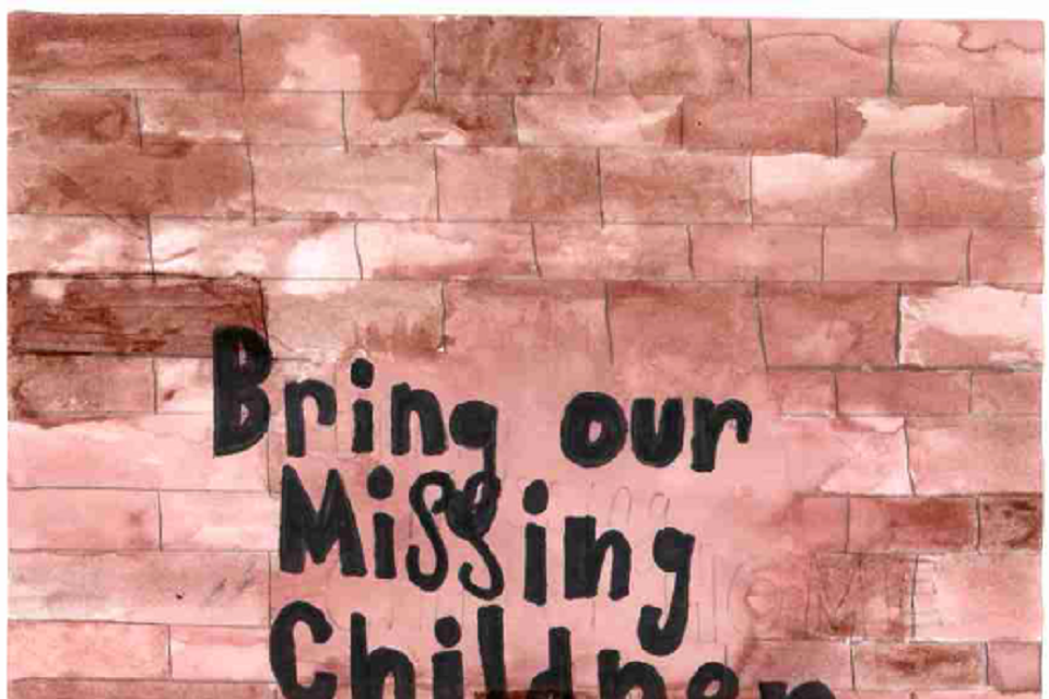 Winning poster for Missouri - 2025 National Missing Children's Day Poster Contest