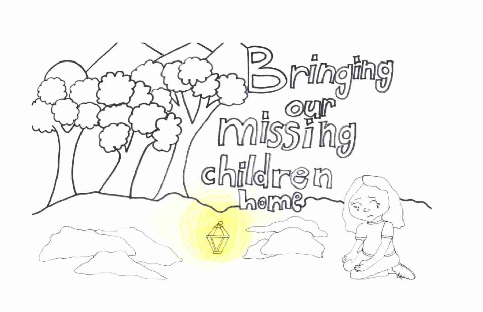 Winning poster for Colorado - 2025 National Missing Children's Day Poster Contest
