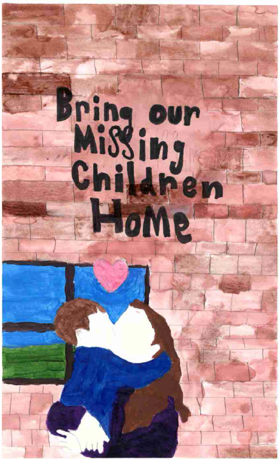 Winning poster for Missouri - 2025 National Missing Children's Day Poster Contest