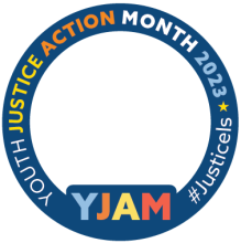 Youth Justice Action Month bookmark 1