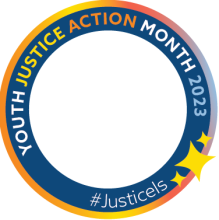 Youth Justice Action Month bookmark 1