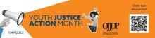 Youth Justice Action Month bookmark 1